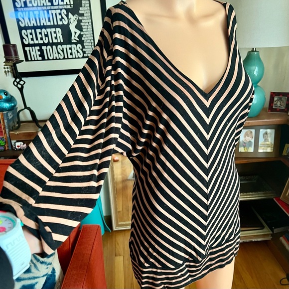 Philosophy Tops - Vintage Chevron Striped Tunic